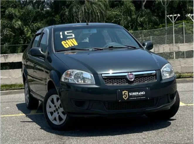 Fiat Siena EL 1.4 Manual 2015 – GNV – 86.000Km – 1 ANO de Garantia